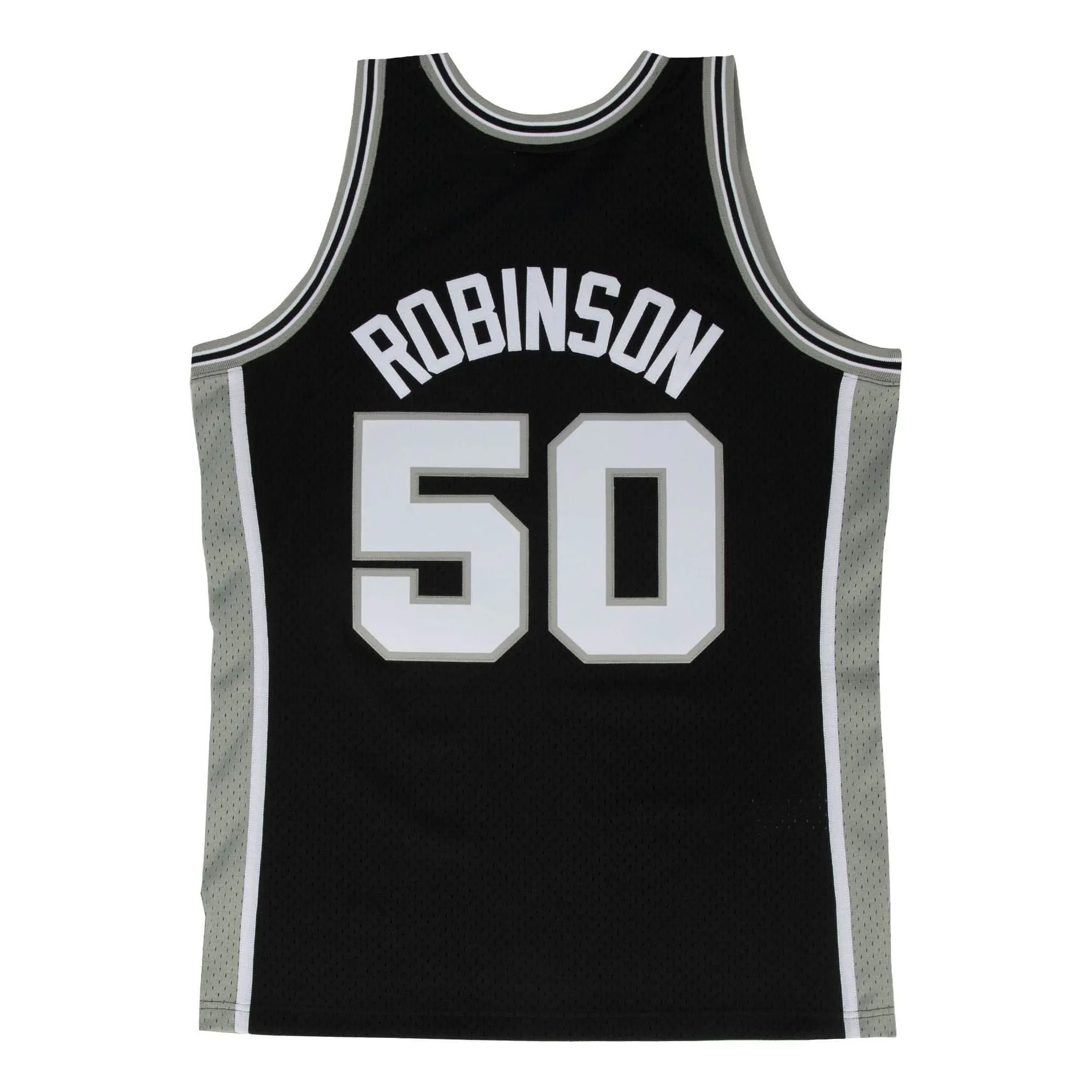 Mitchell & Ness x NBA San Antonio Spurs 1998-99 Swingman Jersey 'David Robinson' SMJYAC18101-SASBLCK98DRB sold by KicksCrew product image thumbnail 2