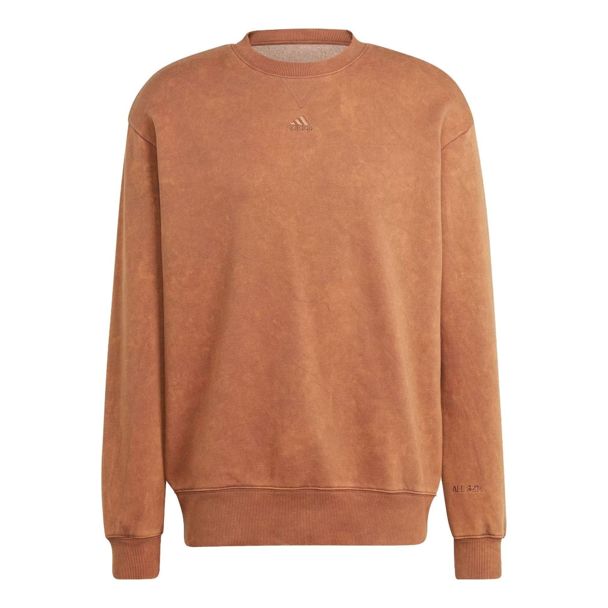 Adidas All Szn Long Sleeve Sweatshirt 'Brown' IJ6927 sold by KicksCrew