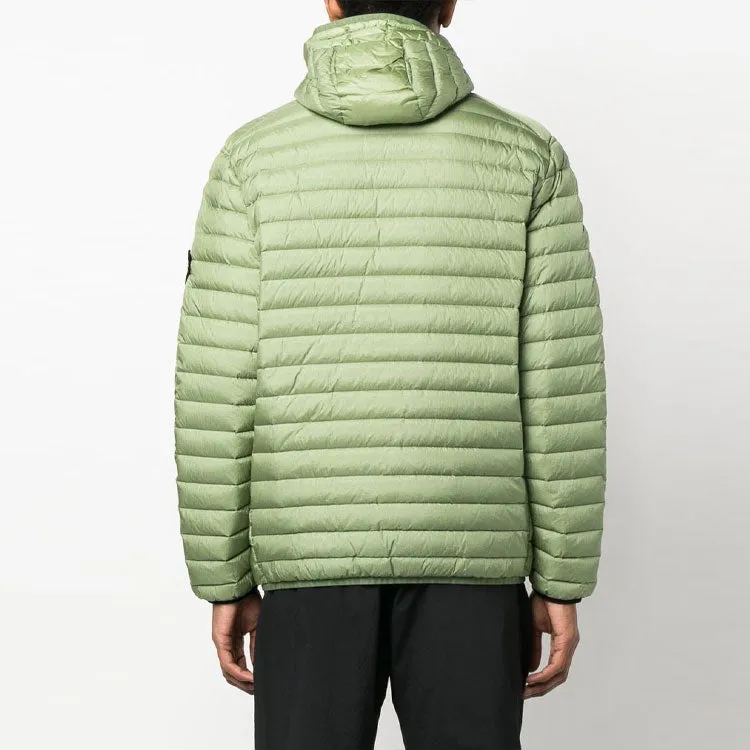 STONE ISLAND Logo Patch Zipped Down Jacket 'Green' 781540324-V0055 sold by KicksCrew product image thumbnail 2