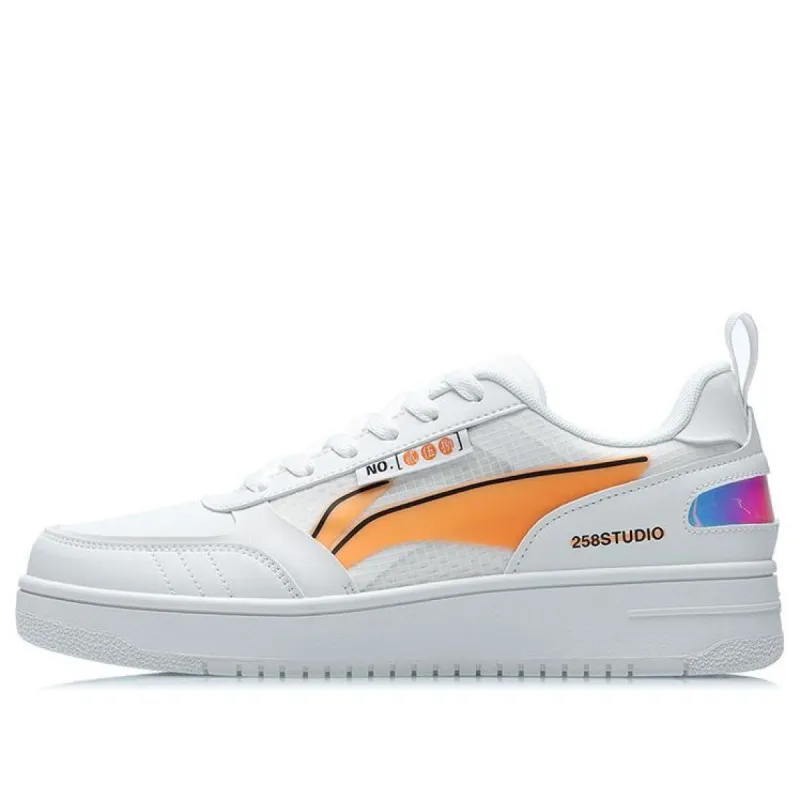 Li-Ning No.258 Classic Leisure Low 'White Orange' AGCR201-1 sold by KicksCrew