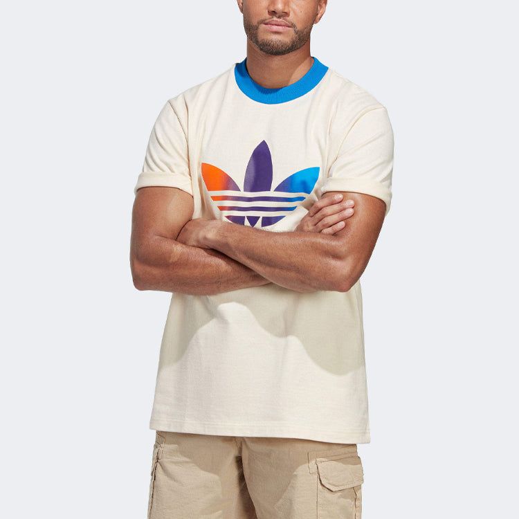 adidas originals Adicolor 70s Premium Trefoil T-shirt 'Wonder White' IP6967 sold by KicksCrew product image thumbnail 2