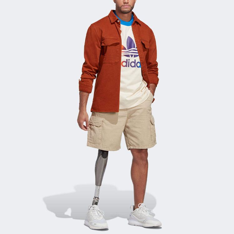 adidas originals Adicolor 70s Premium Trefoil T-shirt 'Wonder White' IP6967 sold by KicksCrew product image thumbnail 4