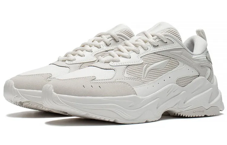(WMNS) Li-Ning Qixing 'Creamy White Grey' ARLS024-2 sold by KicksCrew product image thumbnail 3