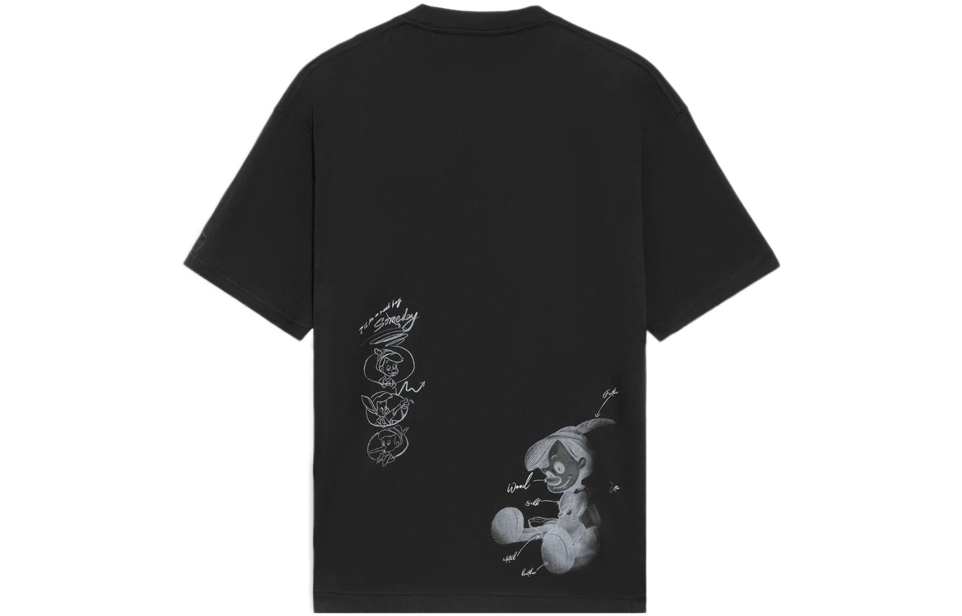 Li-Ning x Disney Pinocchio Graphic T-shirt 'Black' AHSS451-5 sold by KicksCrew product image thumbnail 2