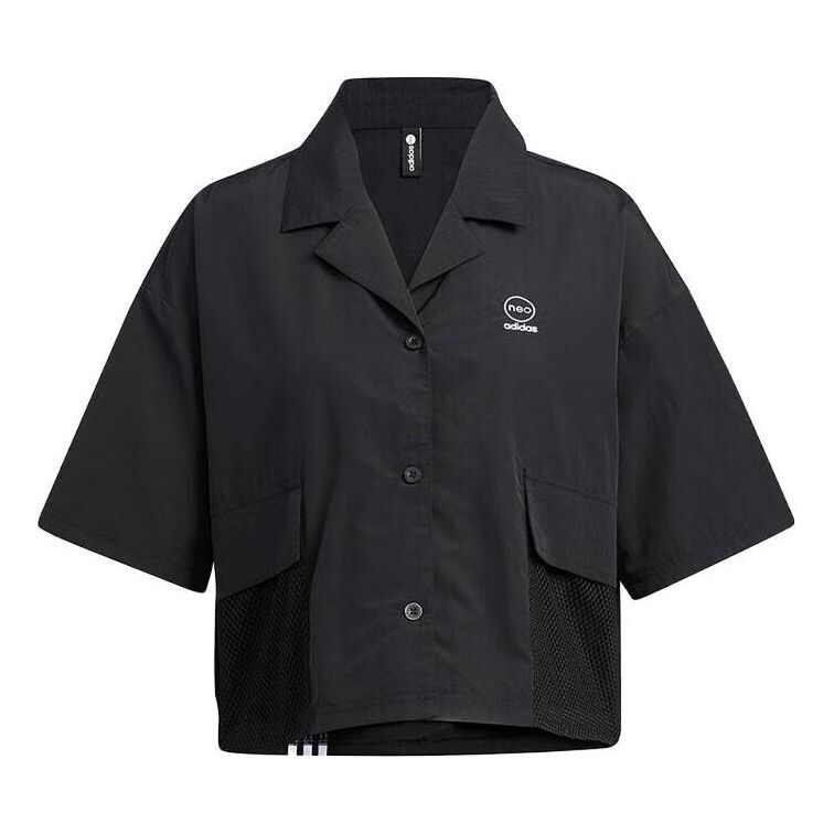 (WMNS) Adidas Neo Util T-Shirts 'Black' IB8891 sold by KicksCrew