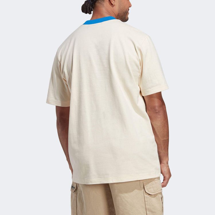 adidas originals Adicolor 70s Premium Trefoil T-shirt 'Wonder White' IP6967 sold by KicksCrew product image thumbnail 3