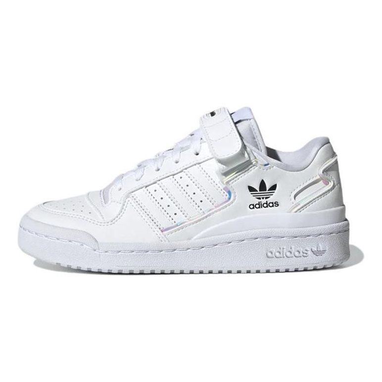 (GS) Adidas Forum Shoes 'White Iridescent' GY9249 sold by KicksCrew