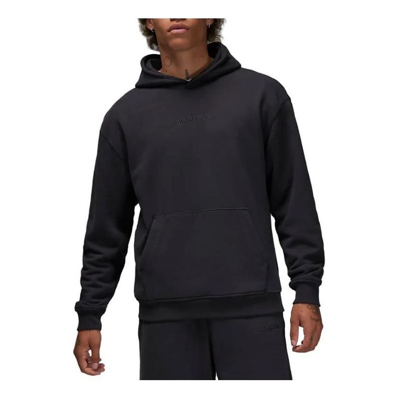 Air Jordan Wordmark Fleece Hoodie 'Black' FJ1967-045 sold by KicksCrew