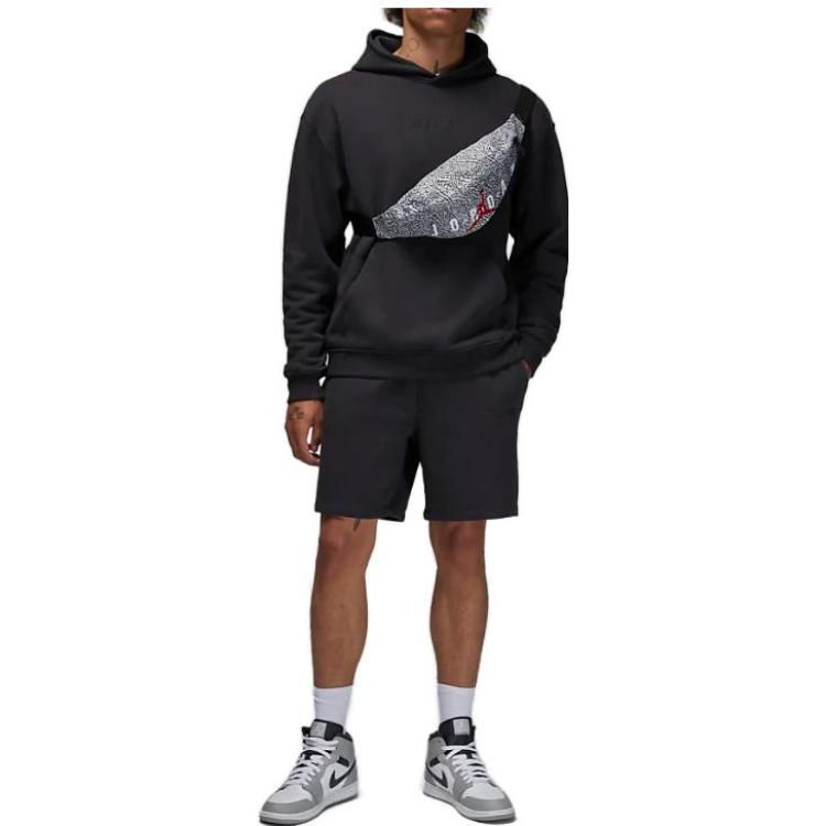 Air Jordan Wordmark Fleece Hoodie 'Black' FJ1967-045 sold by KicksCrew product image thumbnail 3
