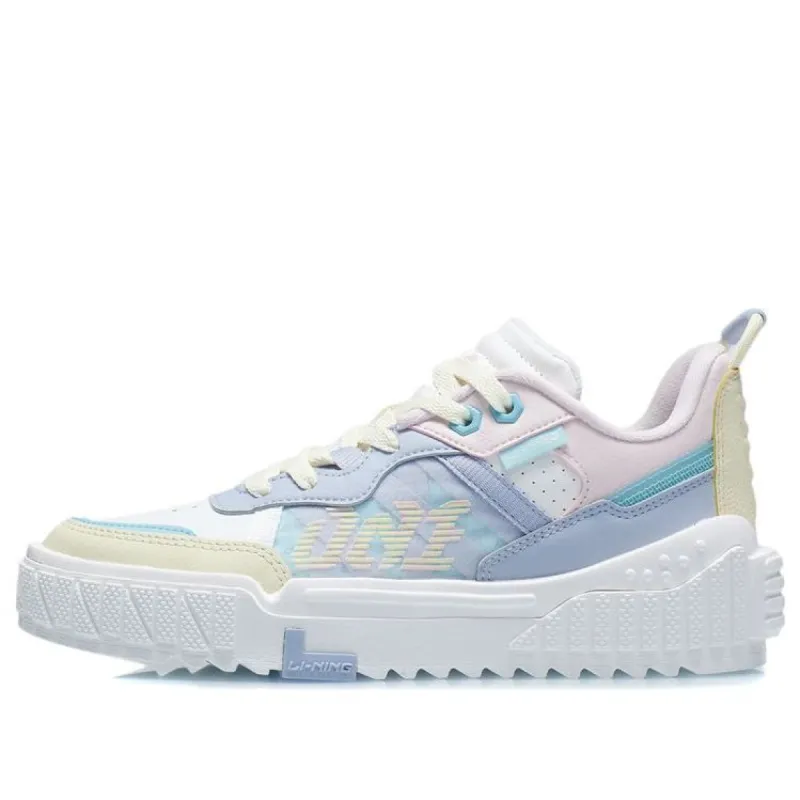 (WMNS) Li-Ning 001 Unblock 'White Light Blue Weak Pink' AGCR152-2 sold by KicksCrew