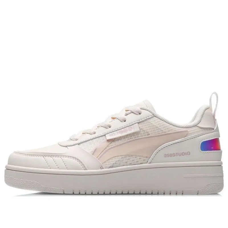 (WMNS) Li-Ning No.258 Classic Leisure Low 'Pink Beige' AGCR202-2 sold by KicksCrew
