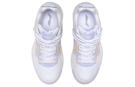 (WMNS) Li-Ning Casual Basketball Shoes 'White Blue Pink' AGBR022-3 sold by KicksCrew