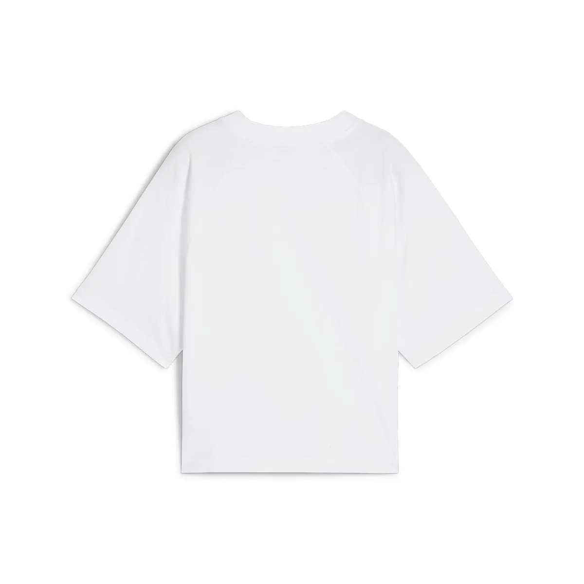 (WMNS) PUMA Classics Relaxed T-shirt 'White' 626808-02 sold by KicksCrew product image thumbnail 2