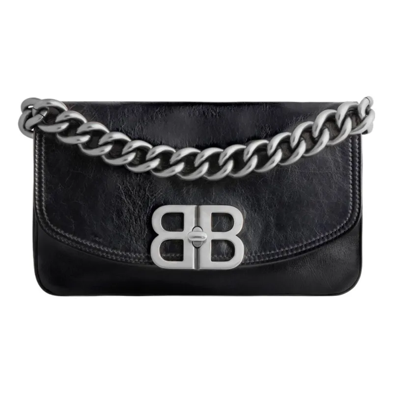 (WMNS) Balenciaga Bb Soft Small Flap Bag 'Black' 7485982AAIY1000 sold by KicksCrew