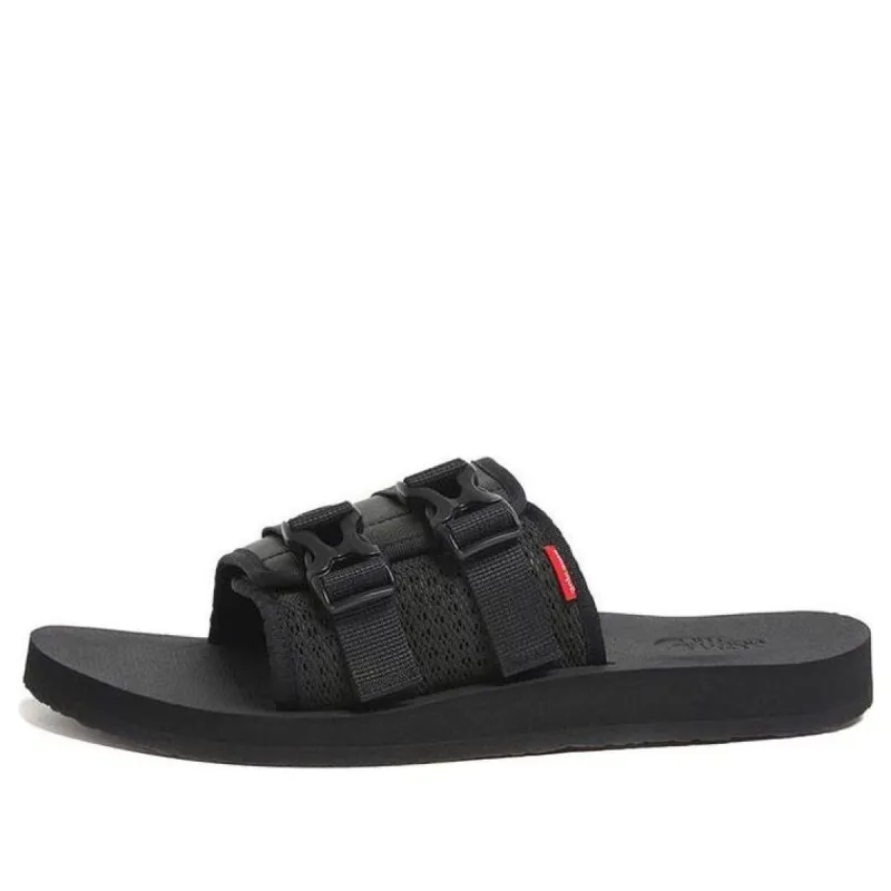 THE NORTH FACE x Supreme Trekking Sandals 'Black Red' NF022531 sold by KicksCrew