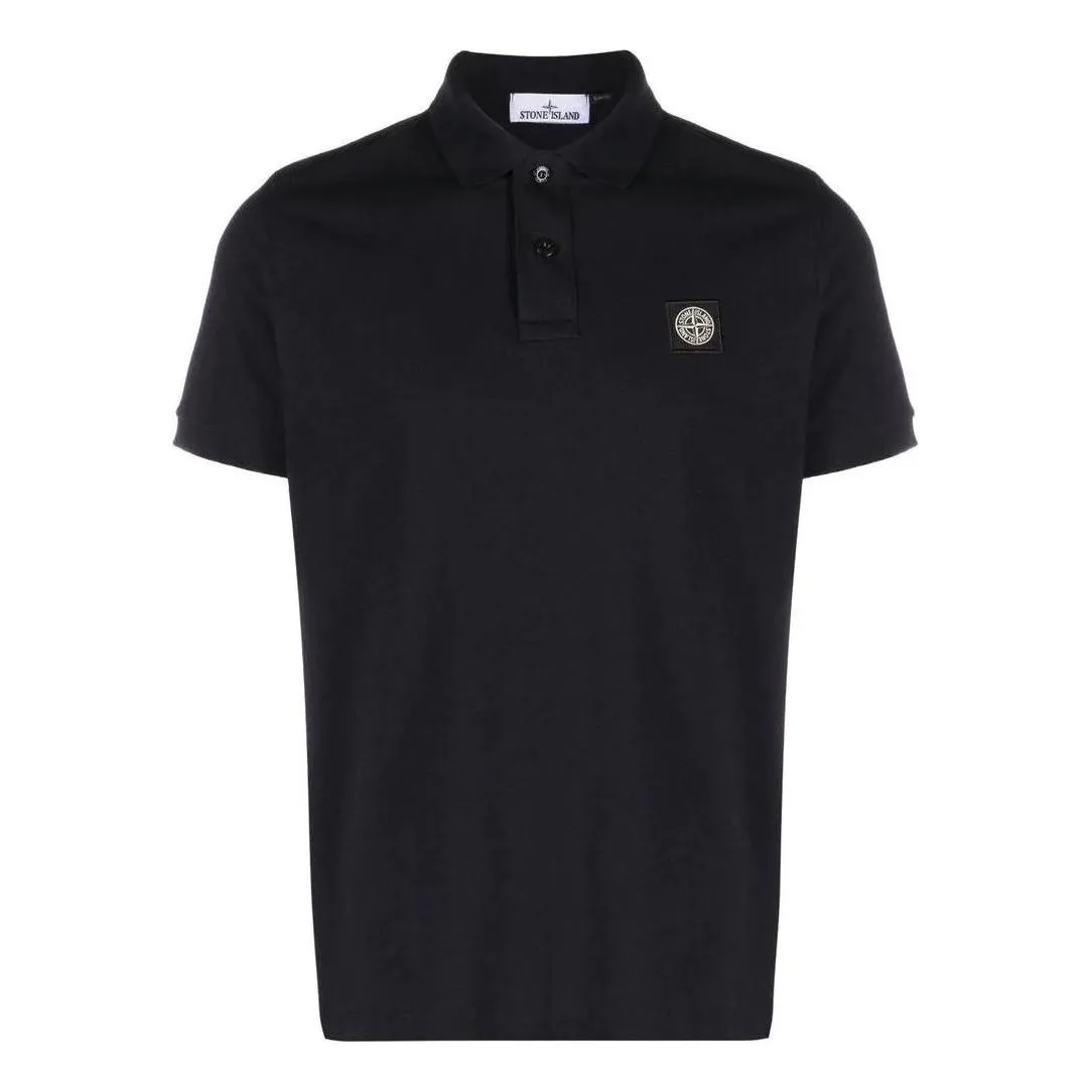 STONE ISLAND Polo Shirt 'Black' 79152SC17-A0020 sold by KicksCrew