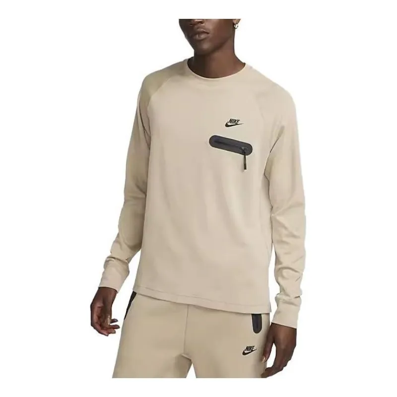 Nike Tech Long Sleeve T-shirt 'Beige' FD9881-247 sold by KicksCrew