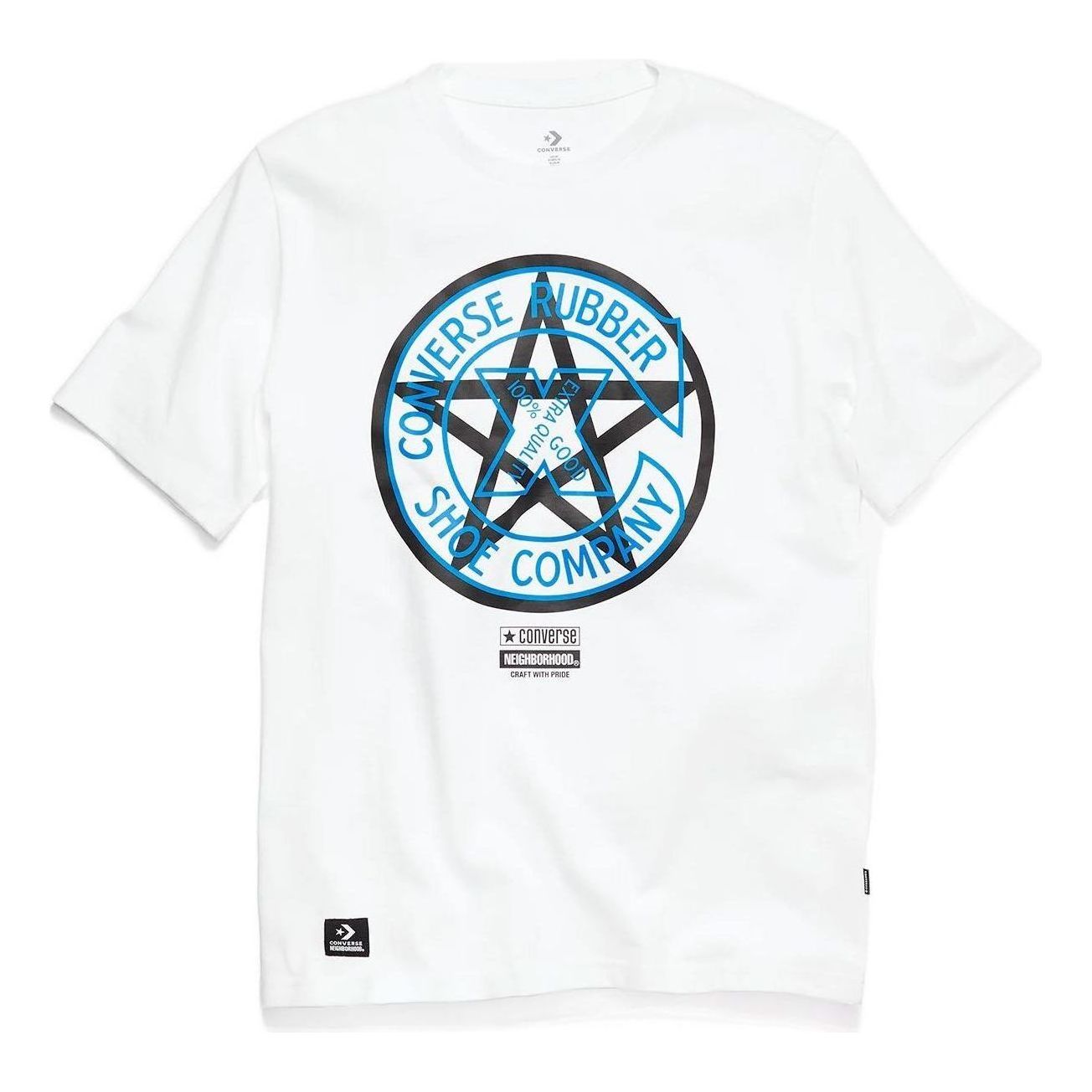 Converse x NEIGHBORHOOD Tee 'White' 10018145-A02 sold by KicksCrew