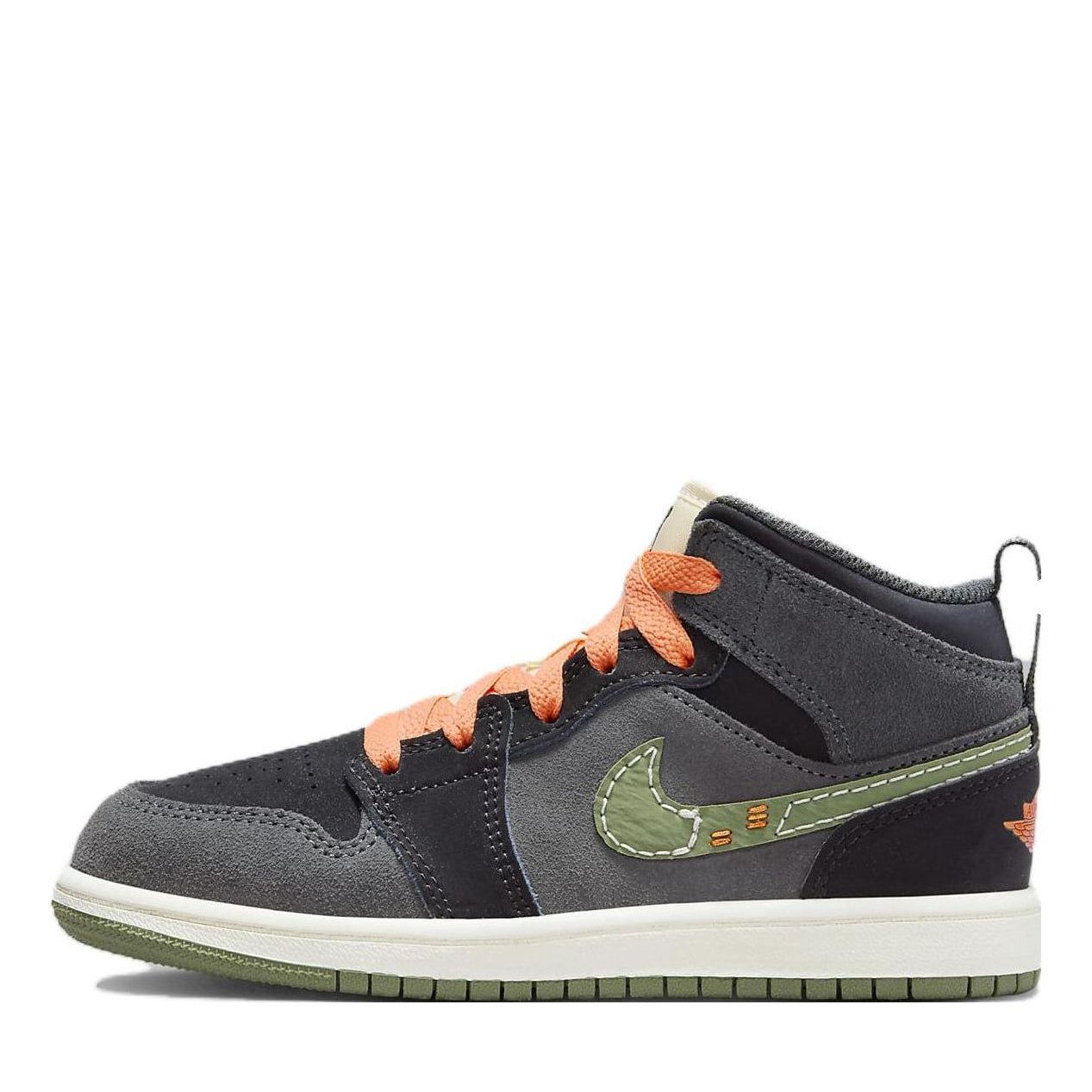 (PS) Air Jordan 1 Mid SE Craft 'Anthracite Light Olive' FD9094-003 sold by KicksCrew