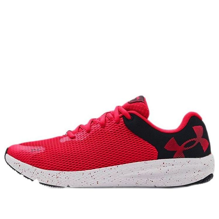 Under Armour Charged Pursuit 2 'Big Logo Speckle - Red Black' 3025249-600 sold by KicksCrew