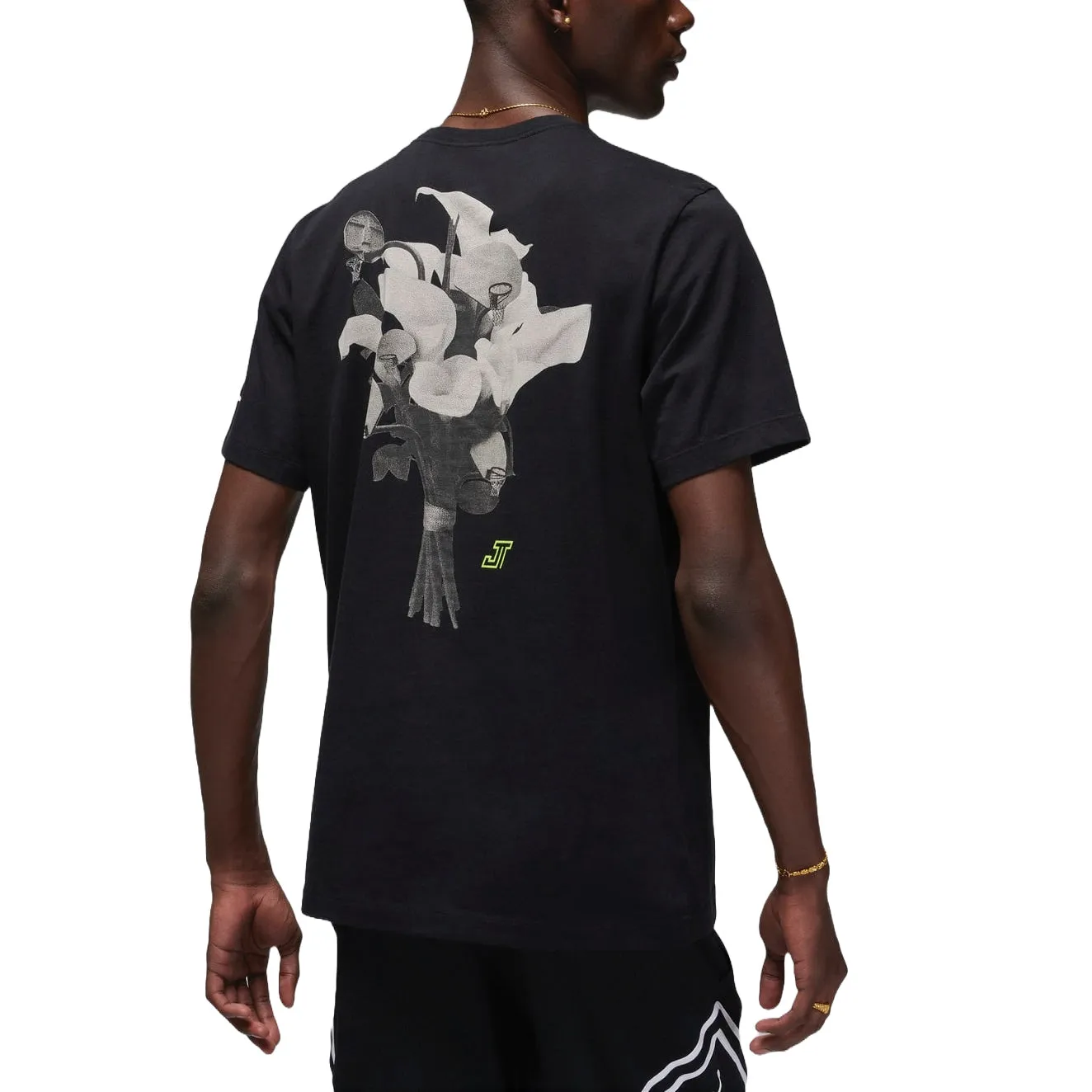 Air Jordan Tatum Graphic T-shirt Asia Sizing 'Black' HF1180-010 sold by KicksCrew product image thumbnail 2