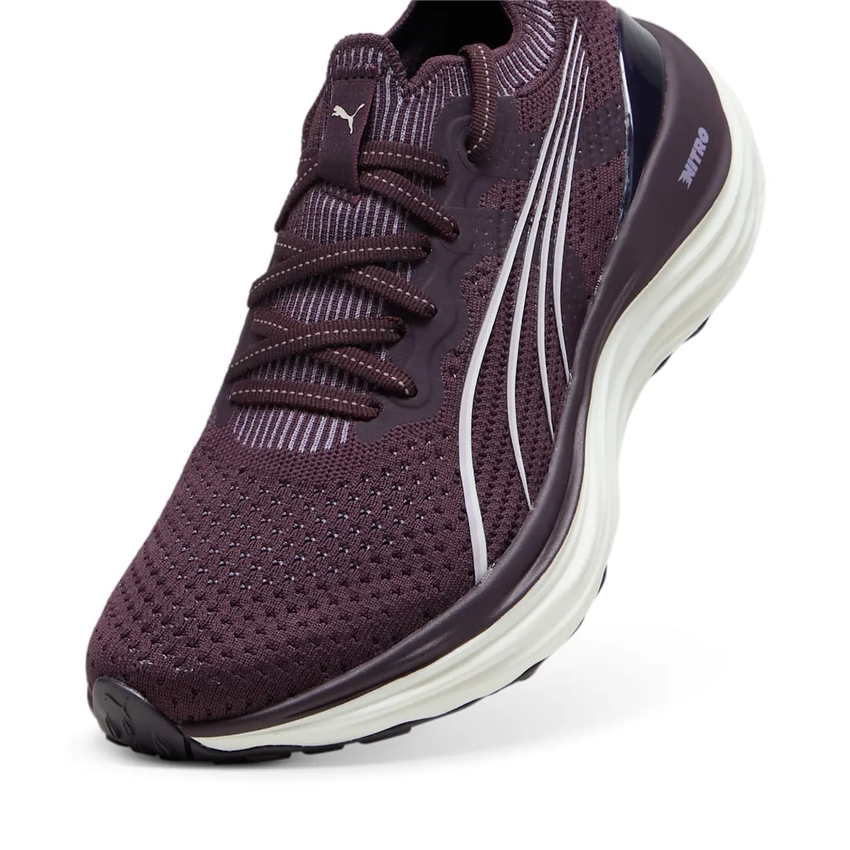(WMNS) PUMA ForeverRun NITRO Knit 'Midnight Plum Vapor Grey' 379140-10 sold by KicksCrew product image thumbnail 5