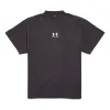 Balenciaga x Under Armour T-shirt Oversized Fit 'Black White' 787349TRVB79034 sold by KicksCrew