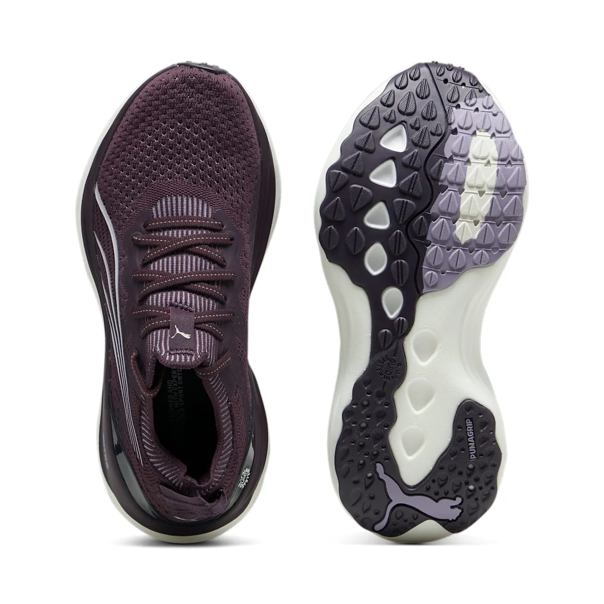 (WMNS) PUMA ForeverRun NITRO Knit 'Midnight Plum Vapor Grey' 379140-10 sold by KicksCrew product image thumbnail 4