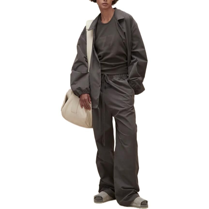 Fear of God Essentials FW22 CD2 Coaches Jacket 'Off Black' FOG-FW22-709 sold by KicksCrew product image thumbnail 3