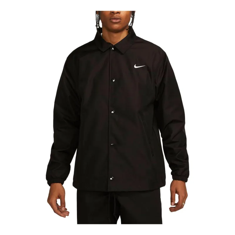 Nike Authentics Lined Coaches Jacket 'Black' FD7844-010 sold by KicksCrew