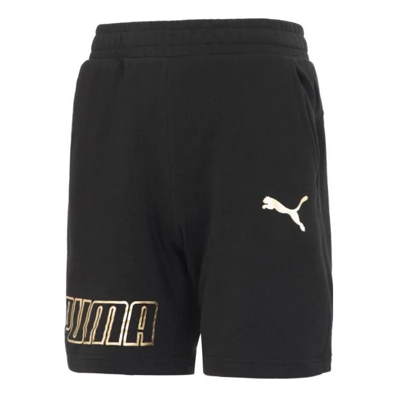 PUMA Logo Sports Shorts 'Black' 679675-51 sold by KicksCrew