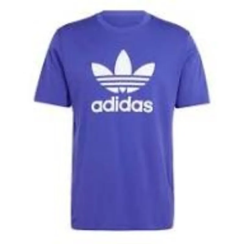 adidas Adicolor Trefoil T-Shirt Asia Sizing 'Purple White' IR7982 sold by KicksCrew