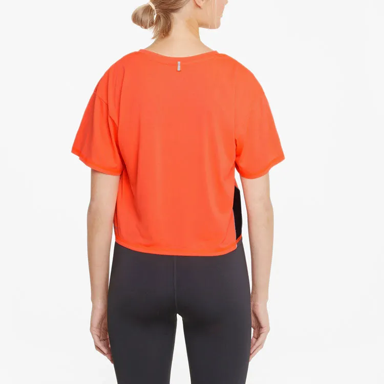 (WMNS) PUMA COOLadapt Running T-Shirt 'Orange' 520396-84 sold by KicksCrew product image thumbnail 4