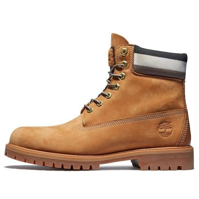 Timberland Heritage 6 Inch Waterproof Boot 'Wheat Nubuck with Black' A2GYX231 sold by KicksCrew