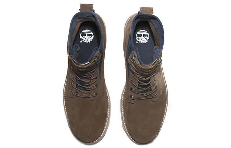 Timberland Vibram Waterproof Leather and Fabric Boots 'Olive Green Suede' A5MAR901 sold by KicksCrew product image thumbnail 5