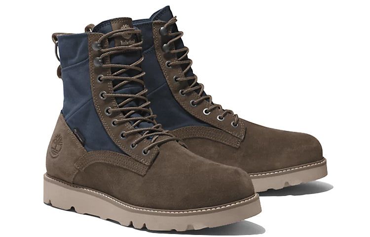 Timberland Vibram Waterproof Leather and Fabric Boots 'Olive Green Suede' A5MAR901 sold by KicksCrew product image thumbnail 4