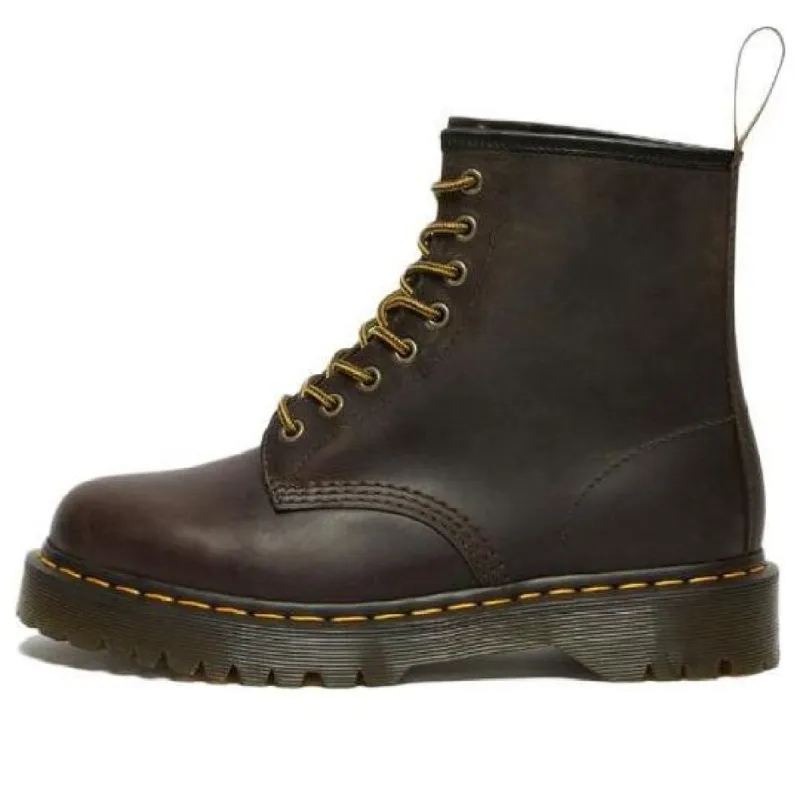 Dr. Martens 1460 Bex Crazy Horse Leather Lace Up Boots 'Dark Brown' 27894201 sold by KicksCrew