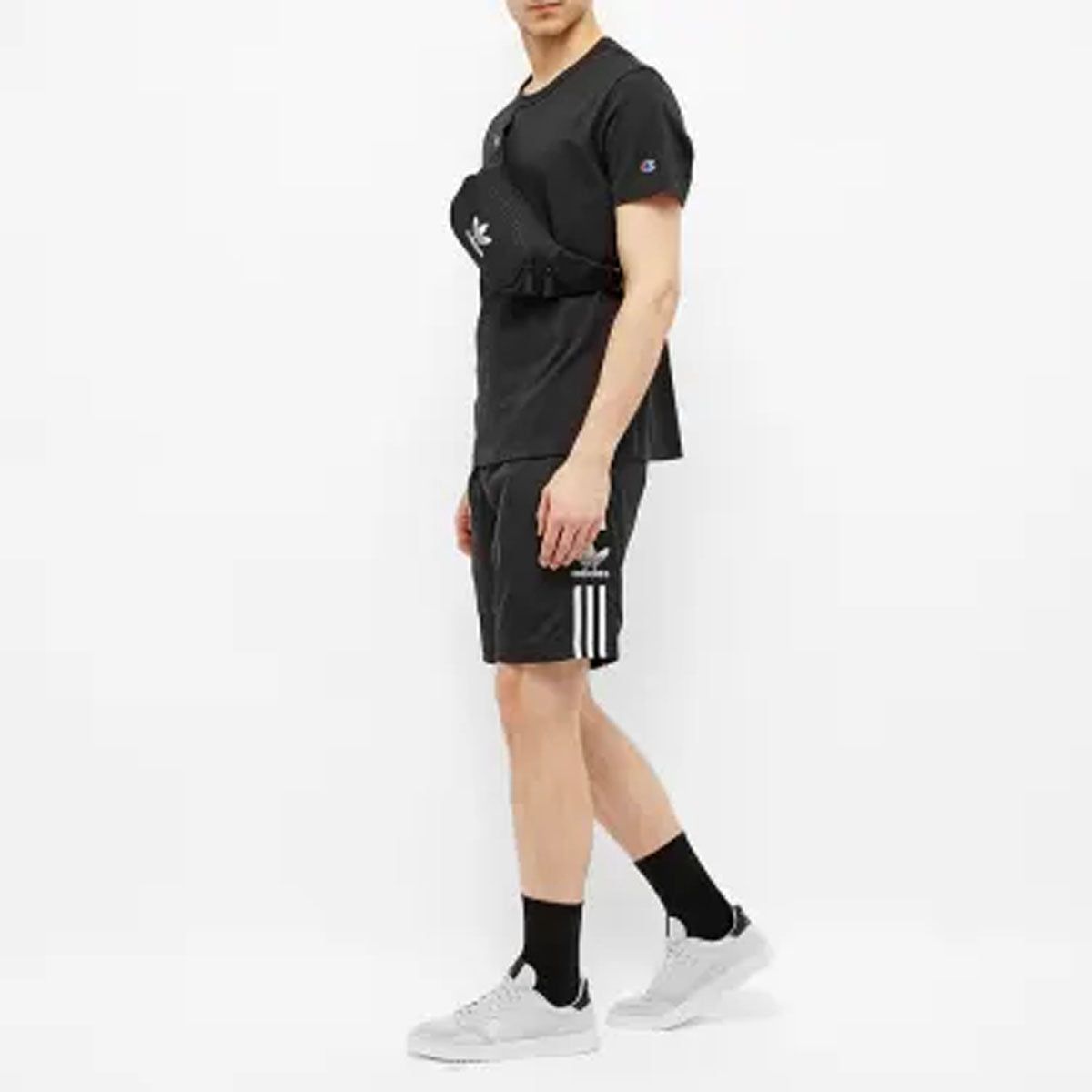 adidas Adicolor Ripstop Track Shorts 'Black' FM9997 sold by KicksCrew product image thumbnail 6