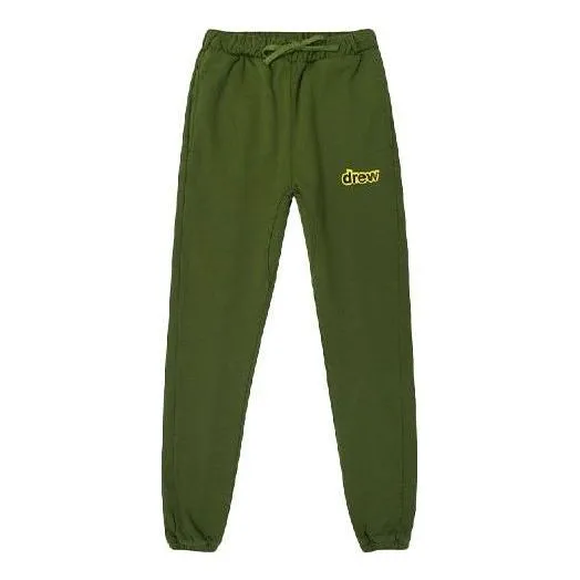 Drew House Sweatpants 'Grass Green' DR-FW20-189 sold by KicksCrew