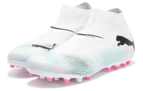 PUMA Future 7 Match + Ll MG Football Shoes 'White Blue' 107712-01 sold by KicksCrew
