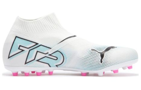 PUMA Future 7 Match + Ll MG Football Shoes 'White Blue' 107712-01 sold by KicksCrew