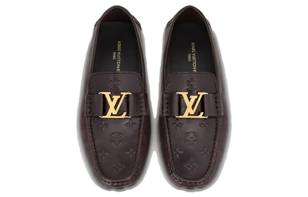 LOUIS VUITTON ブラック モカシン LOUIS VUITTON LV Monte Carlo Moccasins Shoes 'Brown with Top