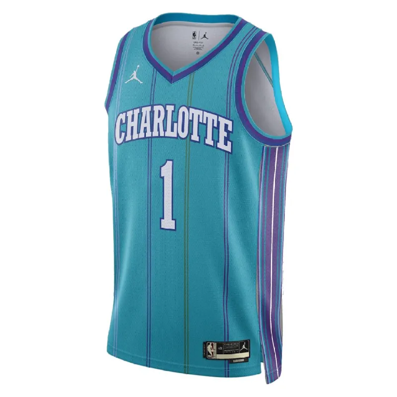 Air Jordan Dri-FIT NBA Swingman Jersey 2023/24 'Charlotte Hornets LaMelo Ball' DX8610-415 sold by KicksCrew