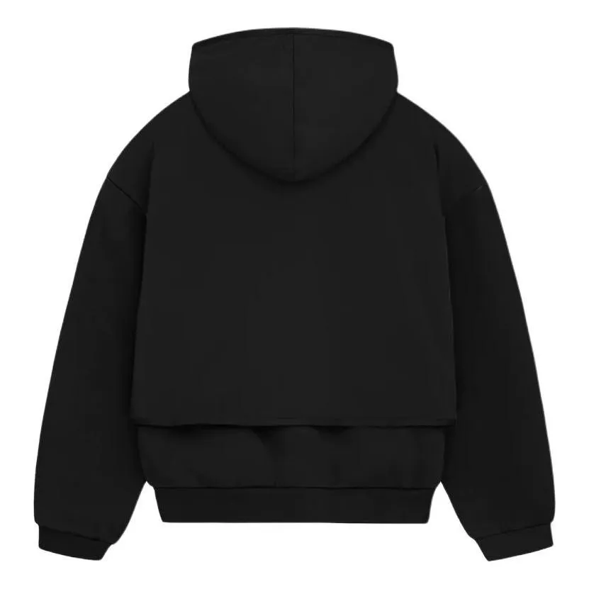 Fear of God Essentials SS24 Nylon Fleece Hoodie 'Jet Black' 202SP244324F sold by KicksCrew product image thumbnail 2