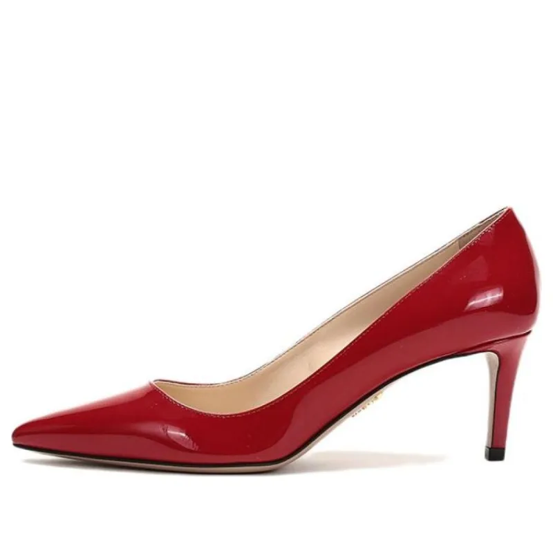 (WMNS) PRADA Pointed Patent Leather Heels 'Red' 1I834I_069_F0011_F_065 sold by KicksCrew