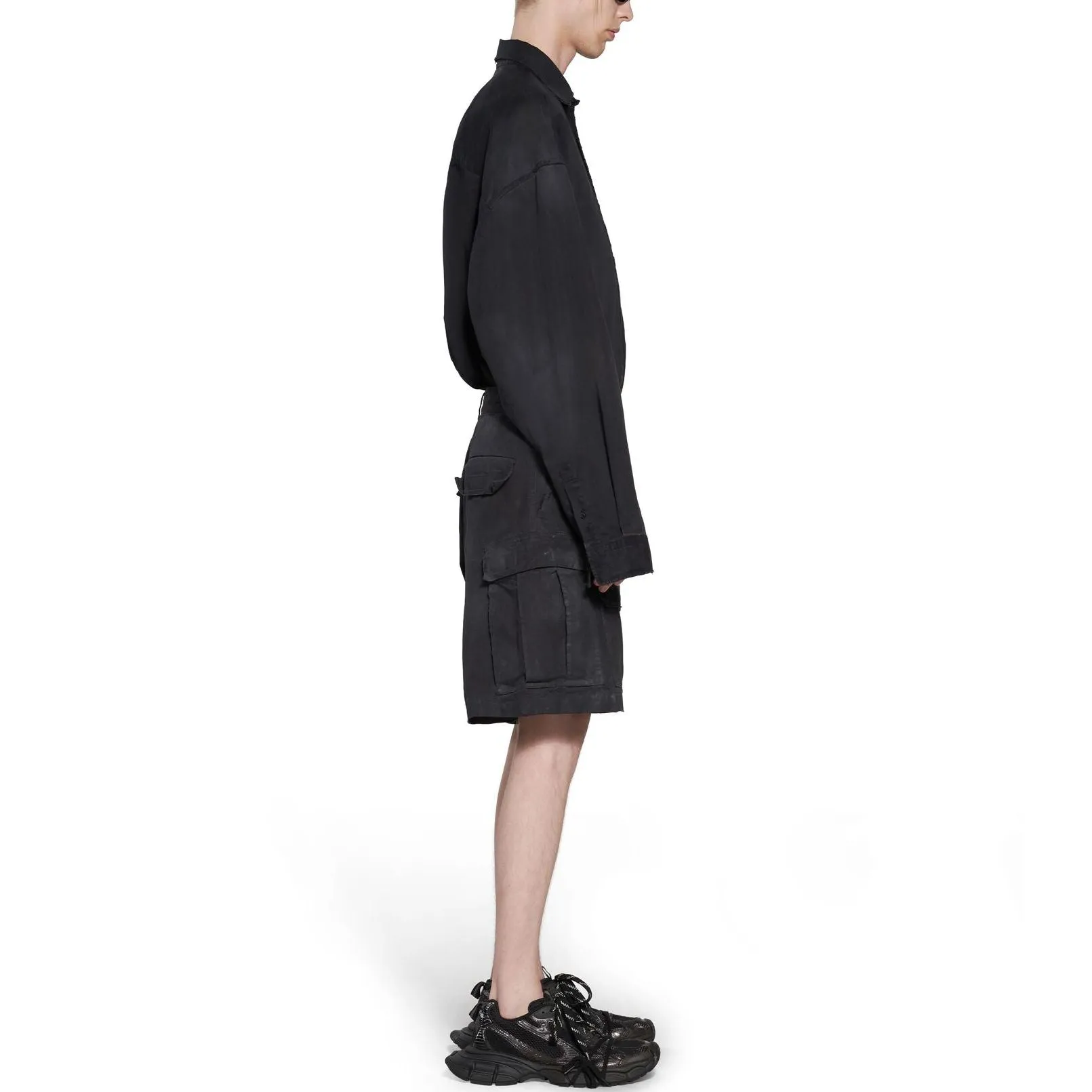 Balenciaga Cargo Shorts 'Black' 746516TKP271000 sold by KicksCrew product image thumbnail 5