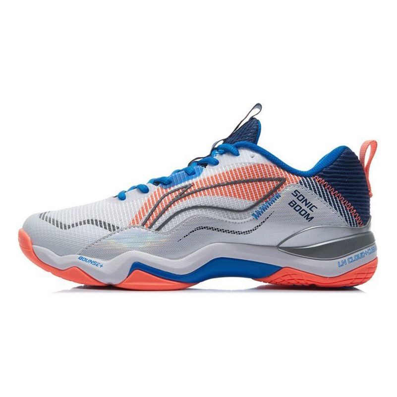 Li-Ning Sound Boom EG 3 'Grey Blue Orange' AYZR005-1 sold by KicksCrew