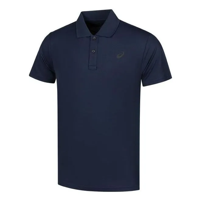 ASICS Short Sleeve Polo Shirt Asia Sizing 'Midnight' 2031E616-403 sold by KicksCrew