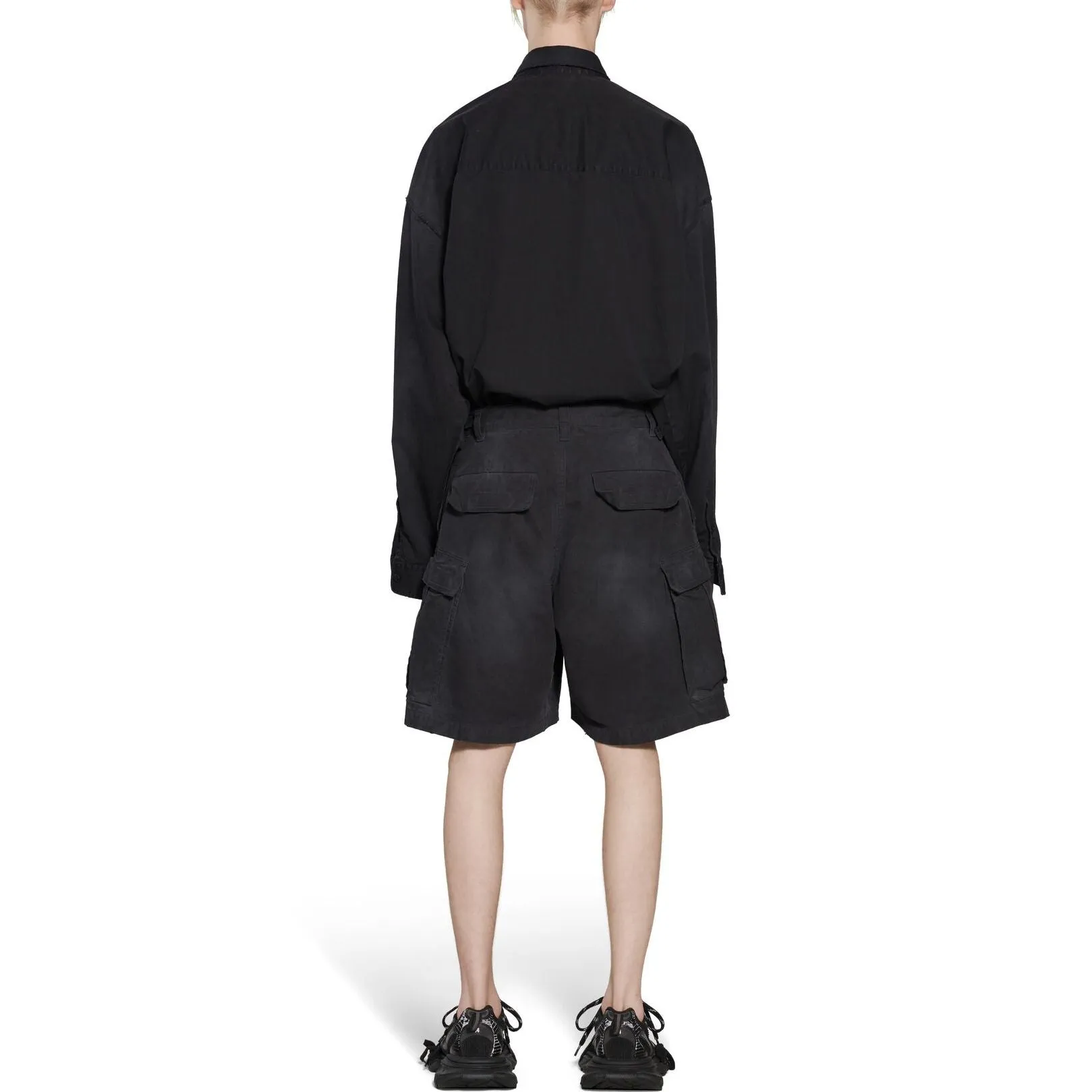 Balenciaga Cargo Shorts 'Black' 746516TKP271000 sold by KicksCrew product image thumbnail 4