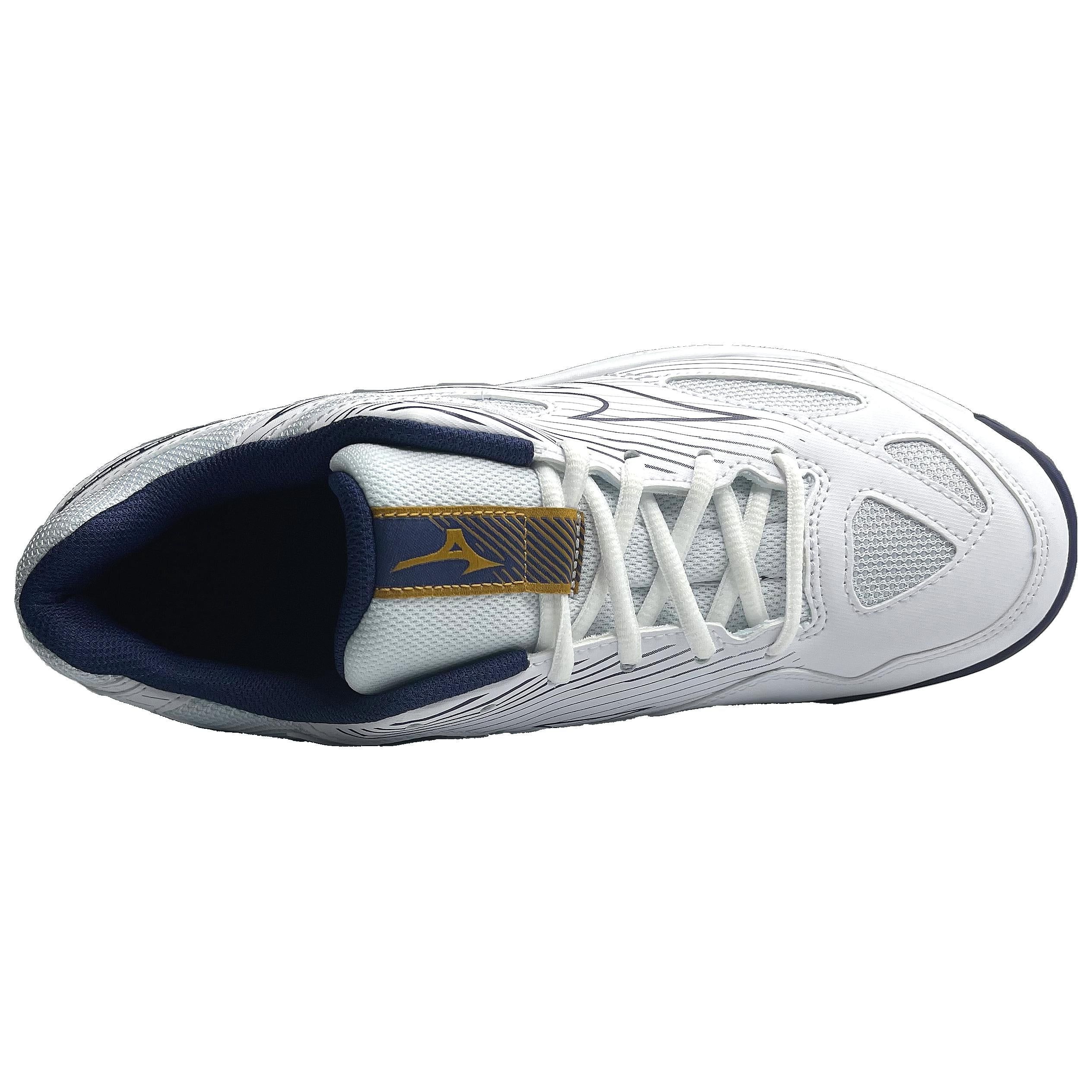 Mizuno Cyclone Speed 4 'White Navy' V1GA238043 sold by KicksCrew product image thumbnail 2